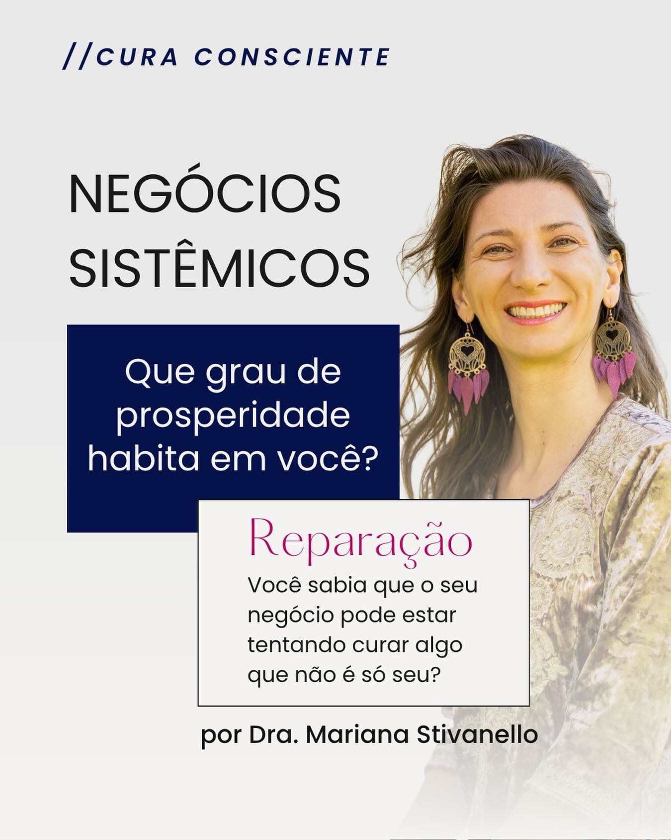 E se o seu negócio não nasceu da sua essência… mas das suas feridas?

Essa pergunta pode mudar tudo. A Dra. Mariana Stivanello, psiquiatra, psicoterapeuta sistêmica e integrativa faz outra provocação: ‘Você escolheu o seu caminho ou está tentando curar a história da sua família através dele?

Nesta nova edição de Cura Consciente, descubra porque nem todo cansaço vem do trabalho, mas, sim, vem de histórias que não são só suas. Imperdível!😊

🔗Acesse no link da Bio @portalimulher 

#curaconsciente #portalimulher #negóciosistêmicos #prosperidade #dívidaemocional